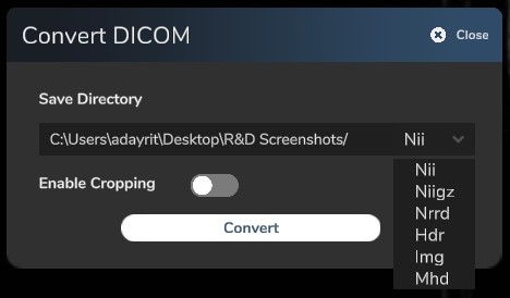 Convertir Dicom 2